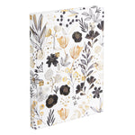 Botanicals A5 Not Defteri - 200 Sayfa | Gold/Silver Kabartmalı Kapak | 100 g/m²
