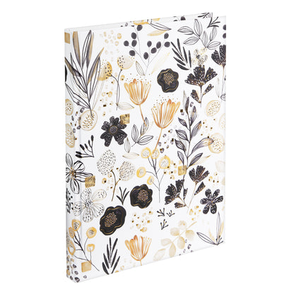 Goldbuch Botanicals A5 Notebook – 200 Pages, 100 gsm, Gold/Silver Embossed