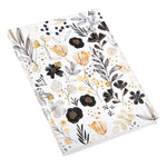 Botanicals A5 Not Defteri - 200 Sayfa | Gold/Silver Kabartmalı Kapak | 100 g/m²