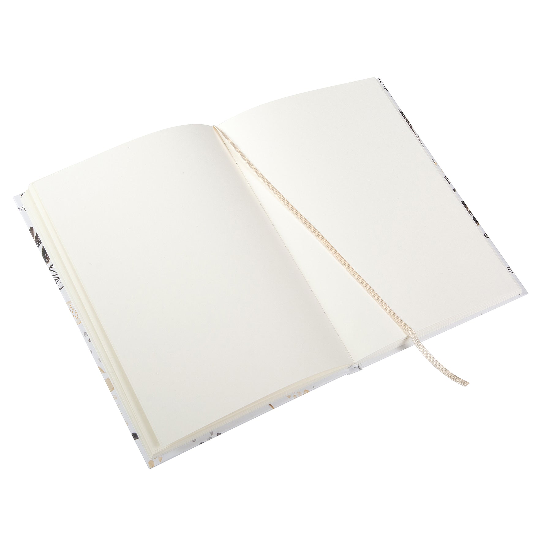 Botanicals A5 Not Defteri - 200 Sayfa | Gold/Silver Kabartmalı Kapak | 100 g/m²