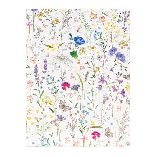 Goldbuch Summer Meadow A5 Notebook – 200 Pages, 100 gsm, Gold/Silver Embossed