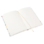 Summer Meadow A5 Not Defteri - 200 Sayfa | Gold/Silver Kabartmalı Kapak | 100 g/m²