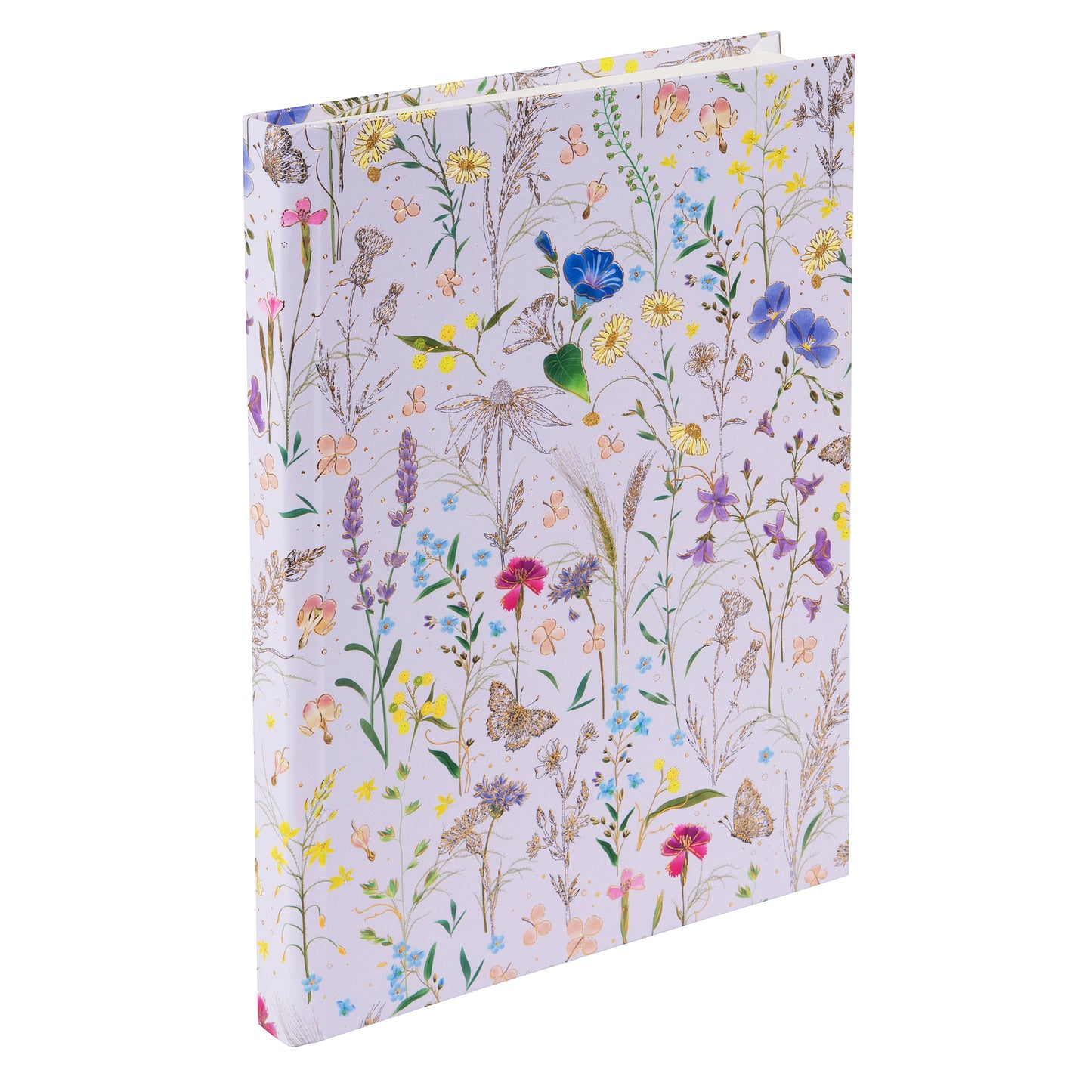 Goldbuch Summer Meadow A5 Notebook – 200 Pages, 100 gsm, Gold/Silver Embossed