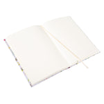 Summer Meadow A5 Not Defteri - 200 Sayfa | Gold/Silver Kabartmalı Kapak | 100 g/m²