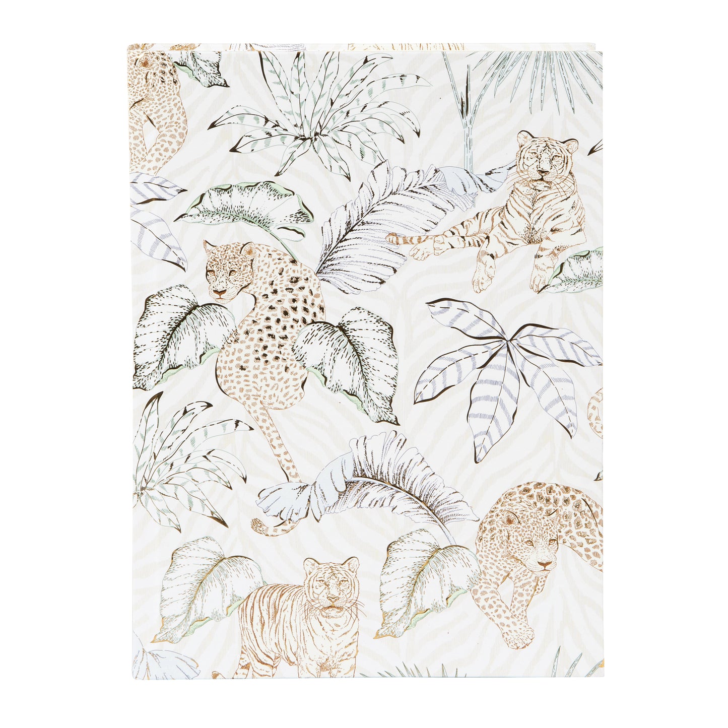 Goldbuch Felino A5 Notebook – 200 Pages, 100 gsm, Gold/Silver Embossed