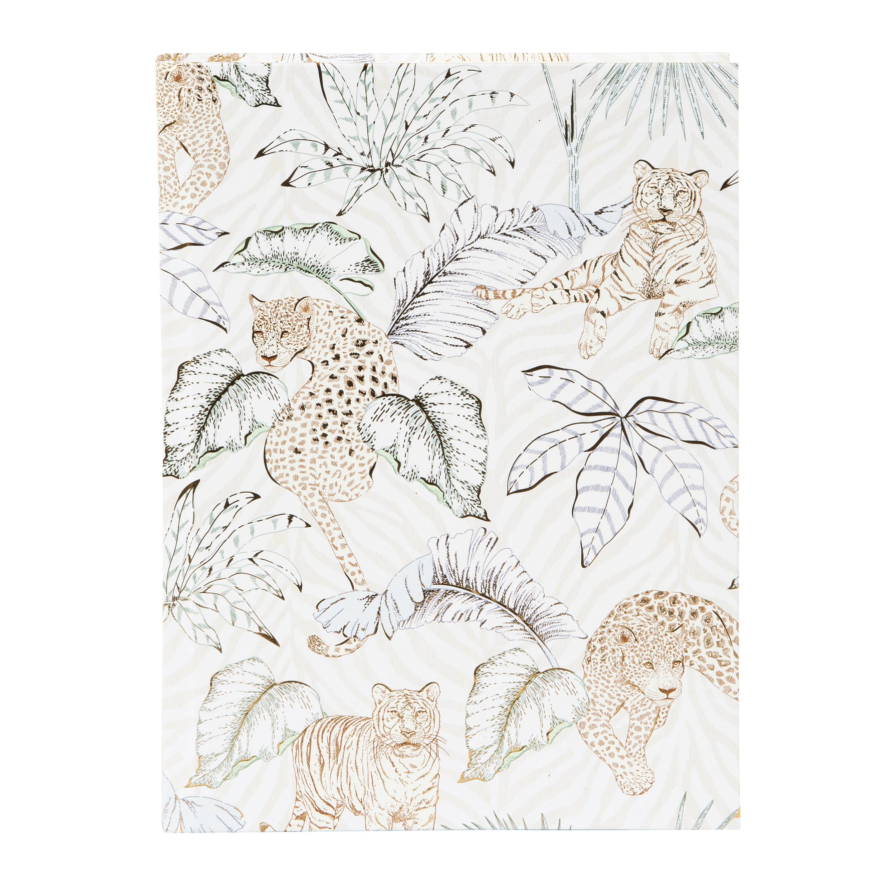 Felino A5 Not Defteri - 200 Sayfa | Gold/Silver Kabartmalı Kapak | 100 g/m²
