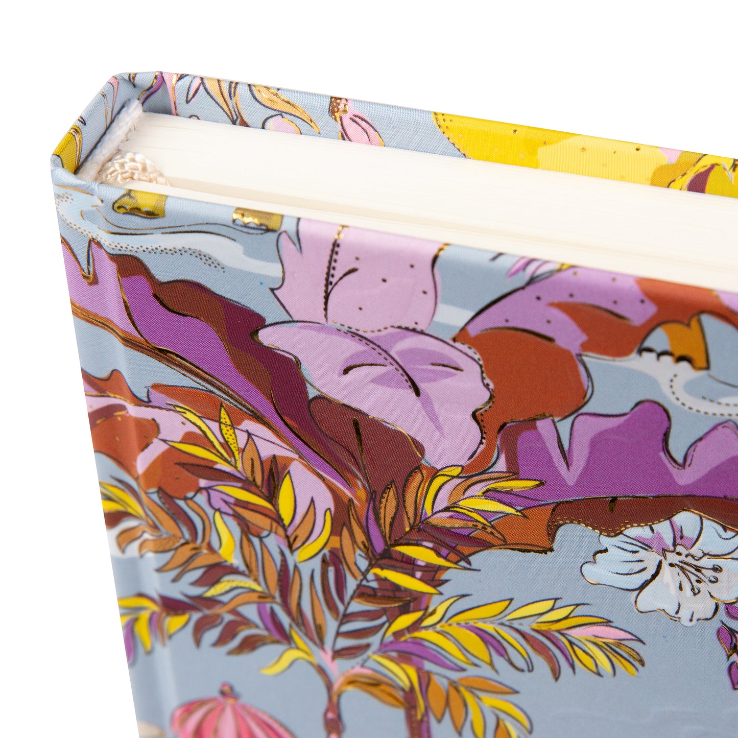 Goldbuch Insignia Dark A5 Notebook – 200 Pages, 100 gsm, Gold/Silver Embossed