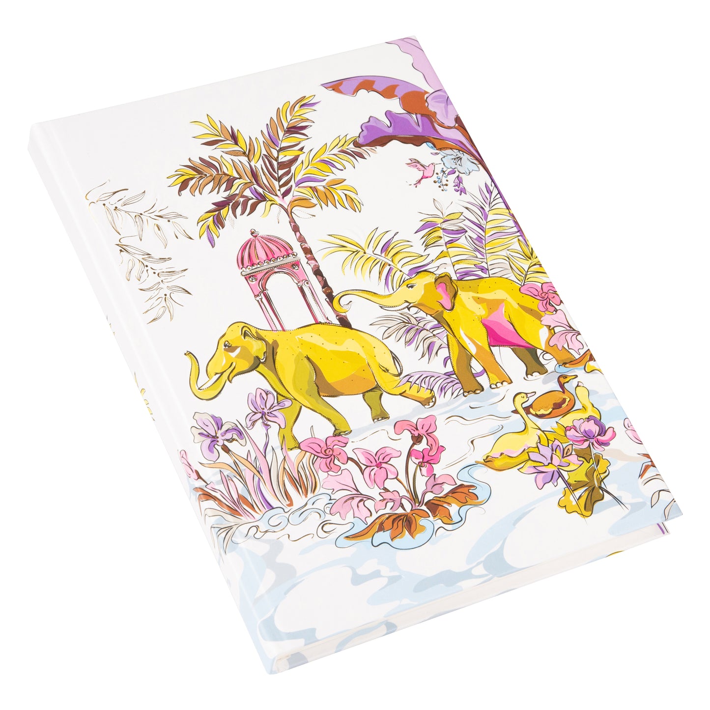 Goldbuch Insignia Light A5 Notebook – 200 Pages, 100 gsm, Gold/Silver Embossed