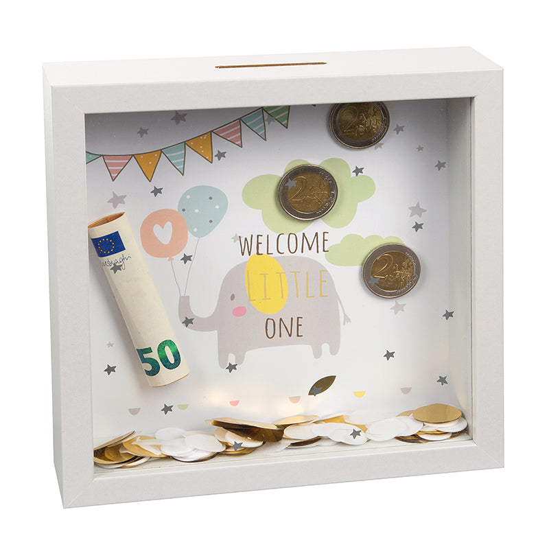 Goldbuch “Welcome Little One” – MDF Para Kutusu, Bebek Hediyesi