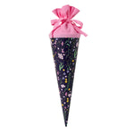 Schultüte Desenli Okula Başlama Hediye Külahı- 35 cm | Koni Form