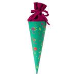 Schultüte Desenli Okula Başlama Hediye Külahı- 35 cm | Koni Form