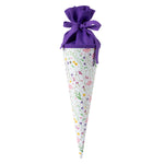 Schultüte Desenli Okula Başlama Hediye Külahı- 35 cm | Koni Form